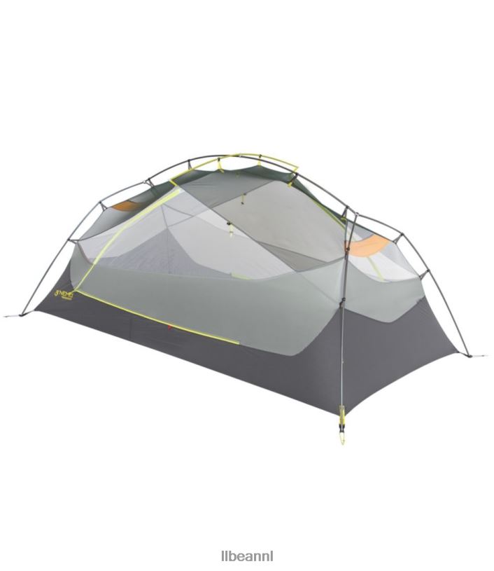 L.L.Bean unisex Nemo Dagger Osmo 2-persoons backpacktent berkenknop/welterusten grijs uitrusting voor buiten VT0641486
