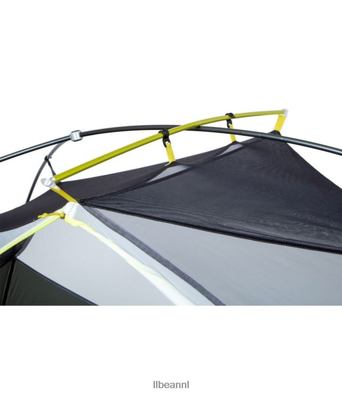L.L.Bean unisex Nemo Dragonfly Osmo 3-persoons backpacktent berkenknop/welterusten grijs uitrusting voor buiten VT0641357