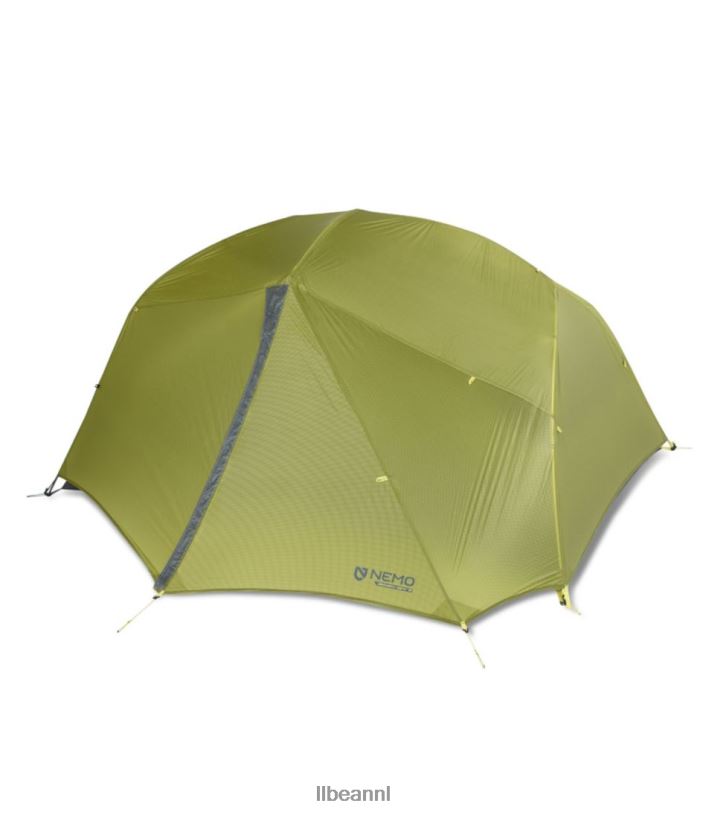 L.L.Bean unisex Nemo Dragonfly Osmo 3-persoons backpacktent berkenknop/welterusten grijs uitrusting voor buiten VT0641357