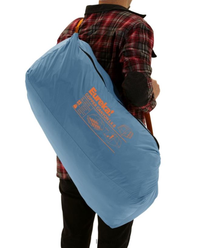 L.L.Bean unisex eureka copper canyon lx 8-persoonstent oranje/blauw uitrusting voor buiten VT0641552
