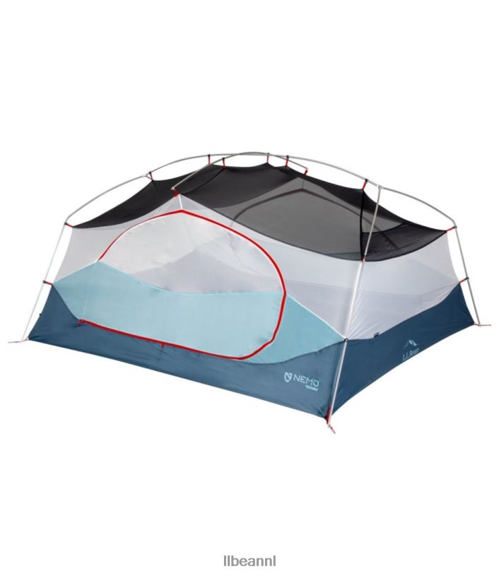 L.L.Bean unisex nemo impact 3-persoons backpacktent stormachtig weer/grijze mist uitrusting voor buiten VT0641756