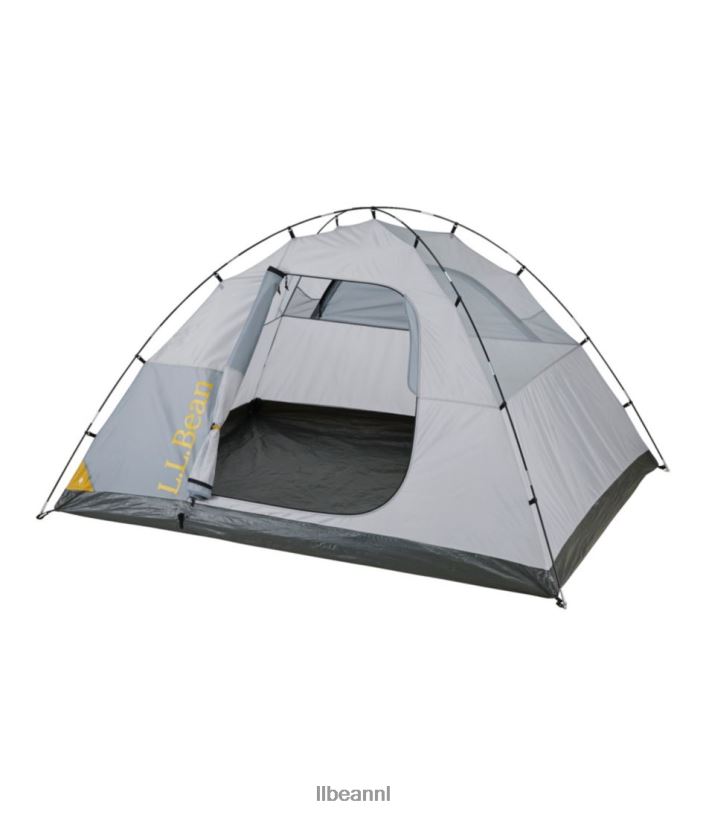 L.L.Bean unisex toegang 4-persoonstent roestvrij staal/asfalt/veldgoud uitrusting voor buiten VT0641324