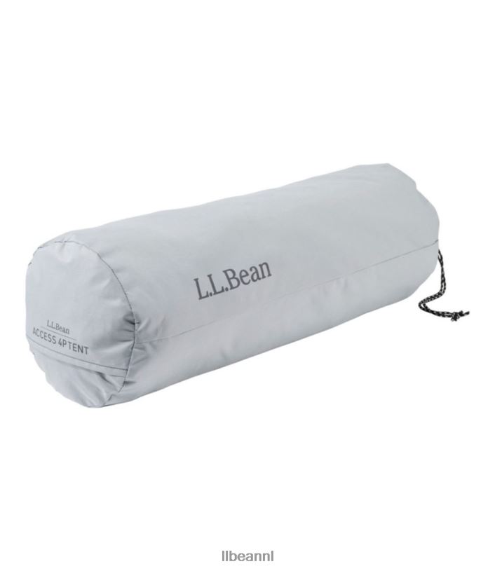L.L.Bean unisex toegang 4-persoonstent roestvrij staal/asfalt/veldgoud uitrusting voor buiten VT0641324