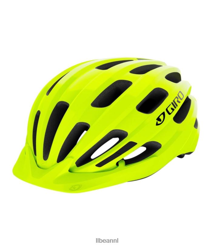 L.L.Bean unisex acceptgiro ​​fietshelm mat hoogtepunt geel uitrusting voor buiten VT0641567