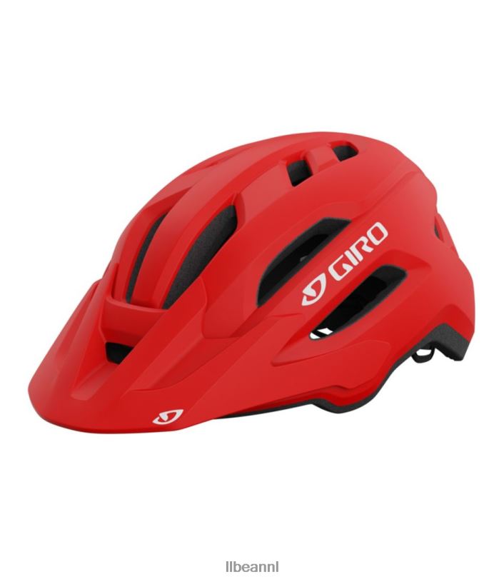 L.L.Bean unisex giro armatuur ii fietshelm met mips mat rood biesje uitrusting voor buiten VT0641702