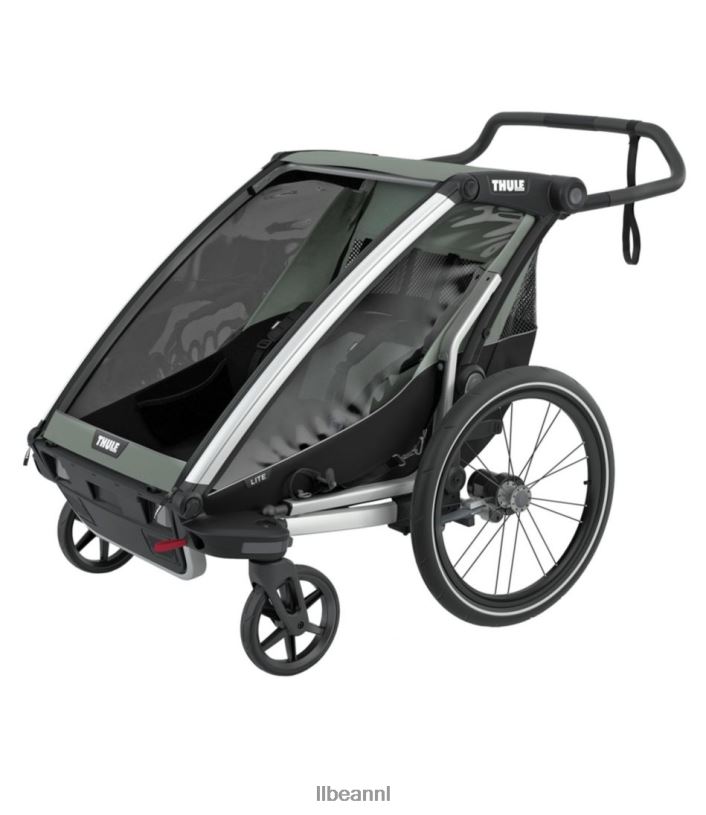 L.L.Bean unisex Thule Chariot Lite 2 multisportkinderwagen agave uitrusting voor buiten VT0641417