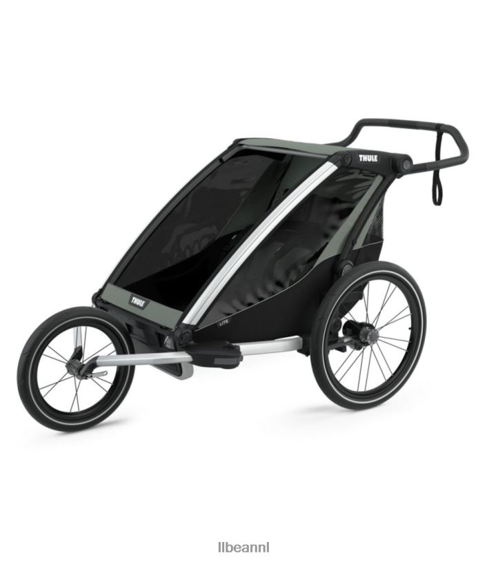 L.L.Bean unisex Thule Chariot Lite 2 multisportkinderwagen agave uitrusting voor buiten VT0641417