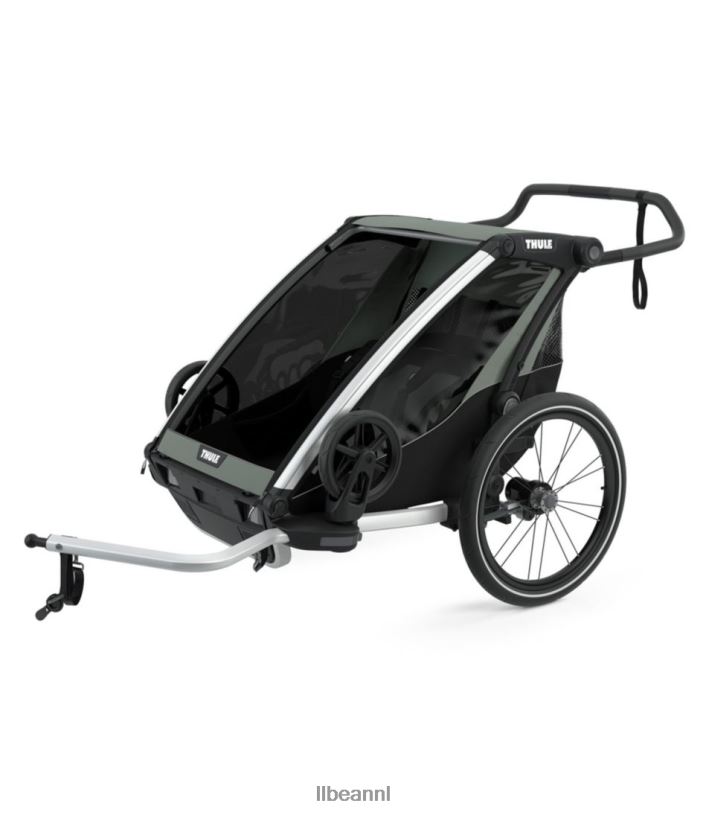 L.L.Bean unisex Thule Chariot Lite 2 multisportkinderwagen agave uitrusting voor buiten VT0641417