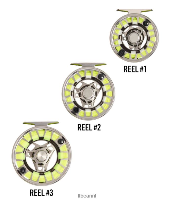 L.L.Bean unisex Streamlight Ultra II grote vliegreel met as zilver vissen VT0641585