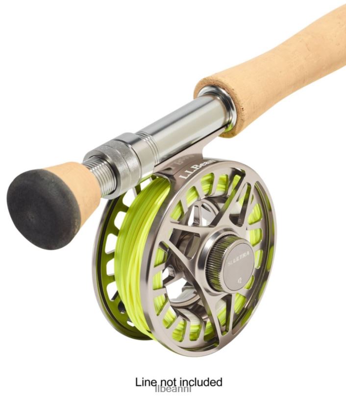 L.L.Bean unisex Streamlight Ultra II grote vliegreel met as zilver vissen VT0641585