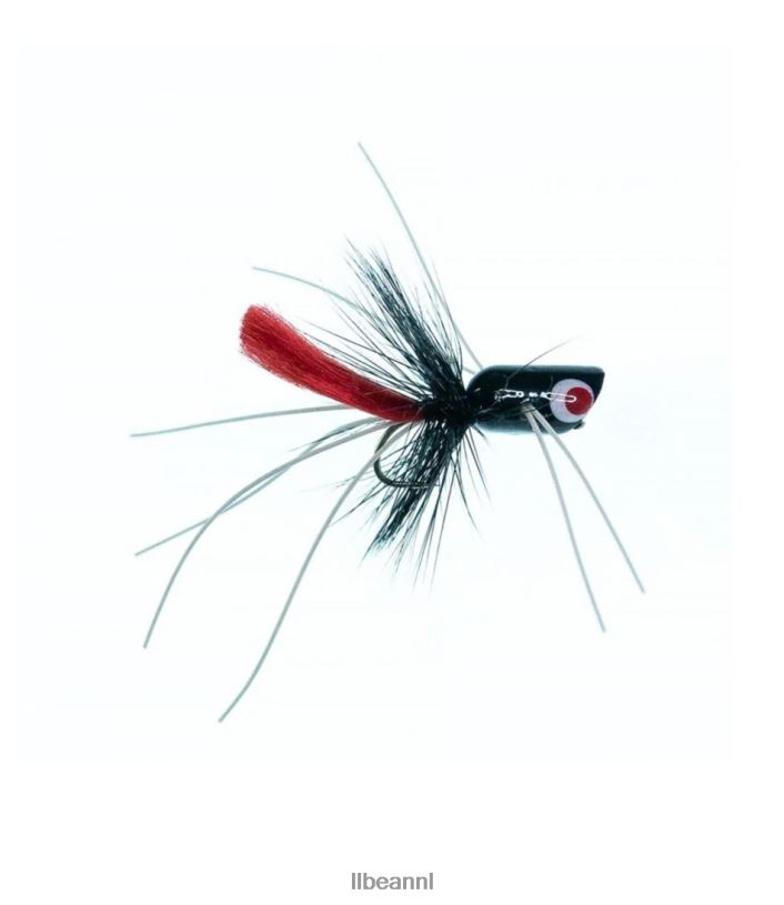 L.L.Bean unisex micro-popper zwart vissen VT0644129