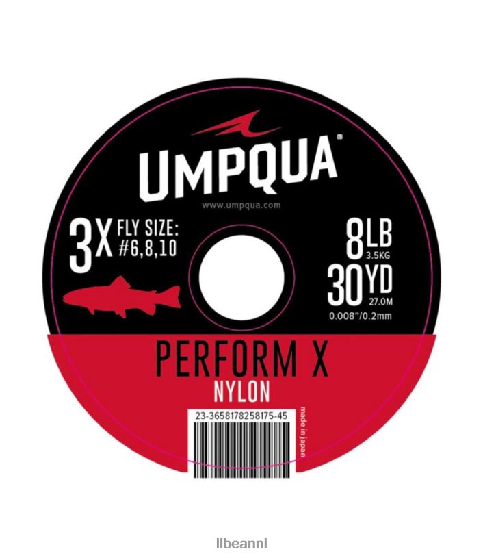 L.L.Bean unisex umpqua perform x forel nylon tippet 30 yards duidelijk vissen VT0642158