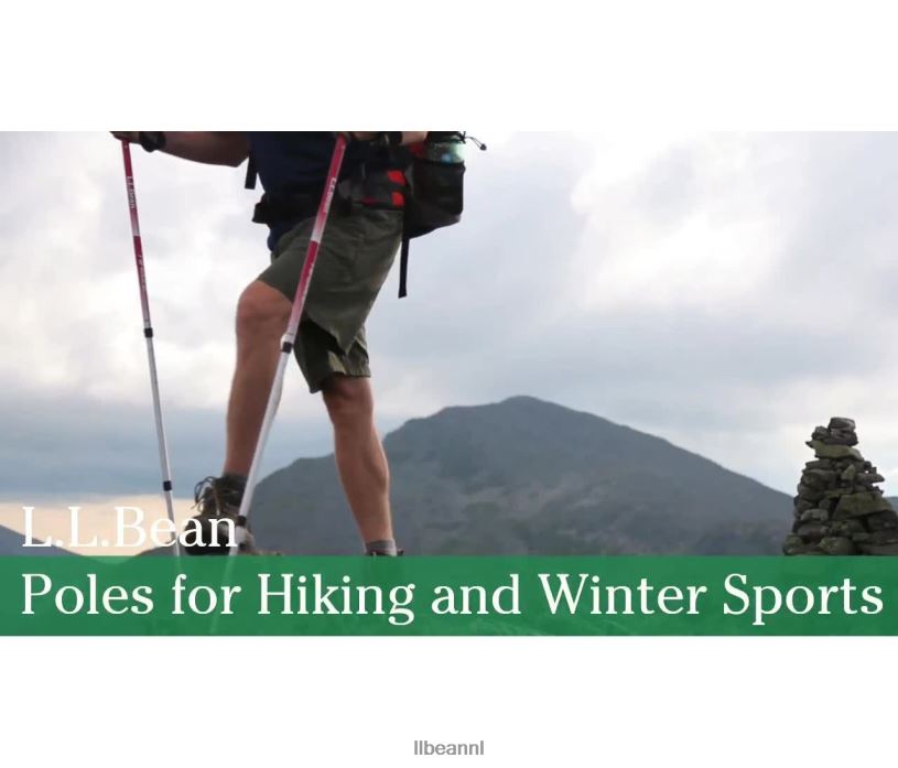 L.L.Bean unisex trekkingmanden voor wandelstokken zwart uitrusting voor buiten VT0642041