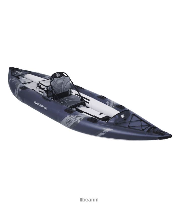 L.L.Bean unisex aquaglide blackfoot opblaasbare kajak voor vissers blauw watersport VT0642239