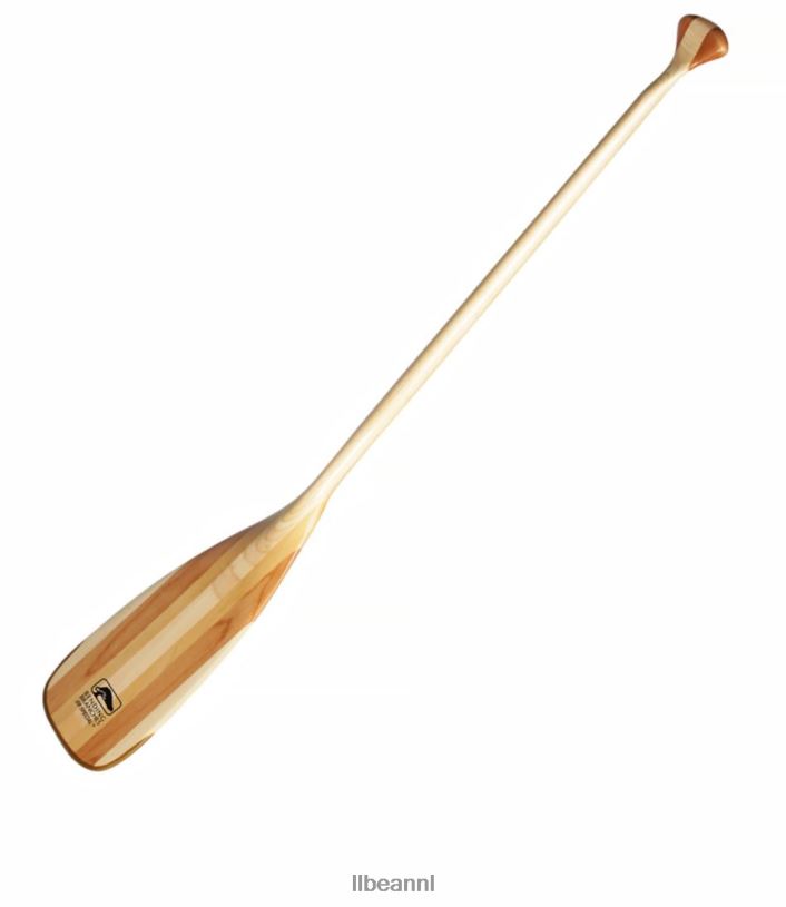 L.L.Bean unisex bb speciale kanopeddel met gebogen schacht hout watersport VT0641873