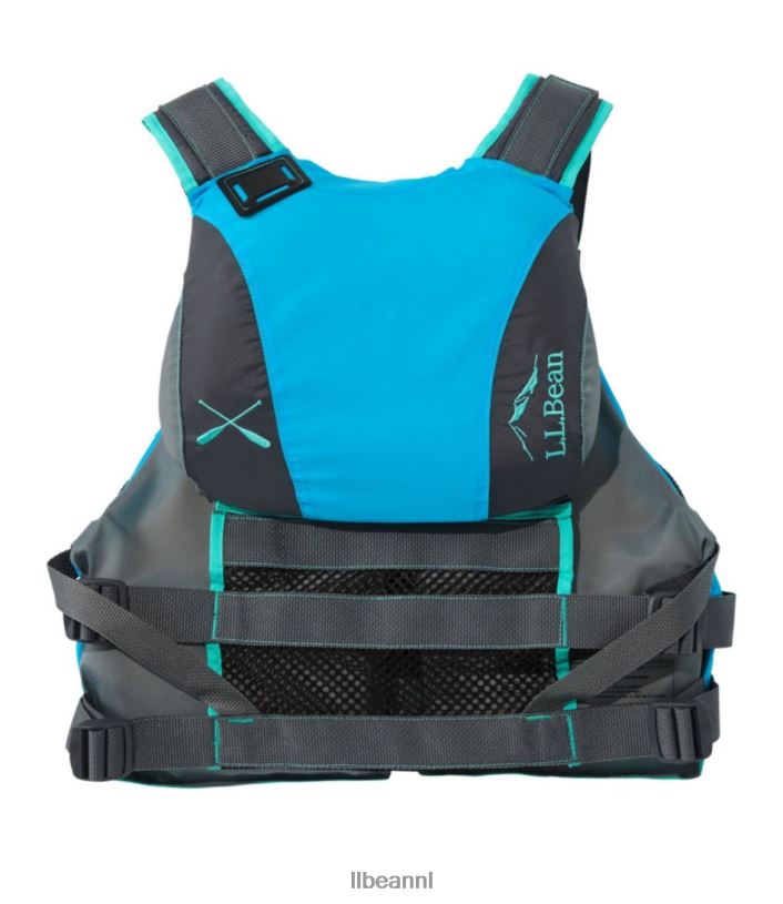 L.L.Bean unisex ademende pfd met hoge rugleuning paars watersport VT0643961