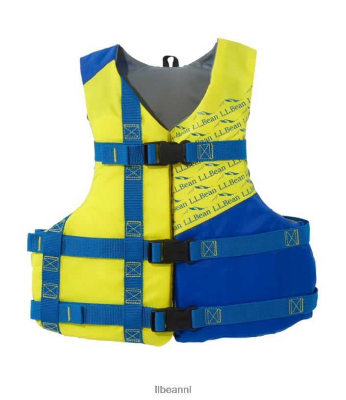 L.L.Bean unisex allsport pfd lichtgeel/pacifisch blauw watersport VT0643925