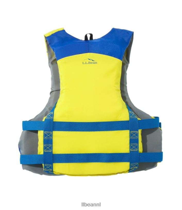 L.L.Bean unisex allsport pfd lichtgeel/pacifisch blauw watersport VT0643925