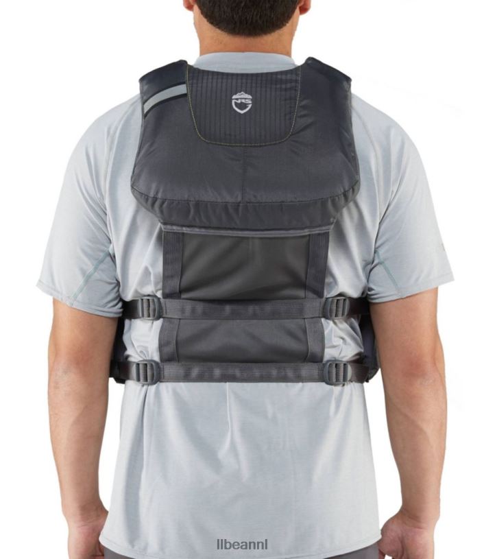 L.L.Bean unisex nrs chinook vissen pfd houtskool watersport VT0643976