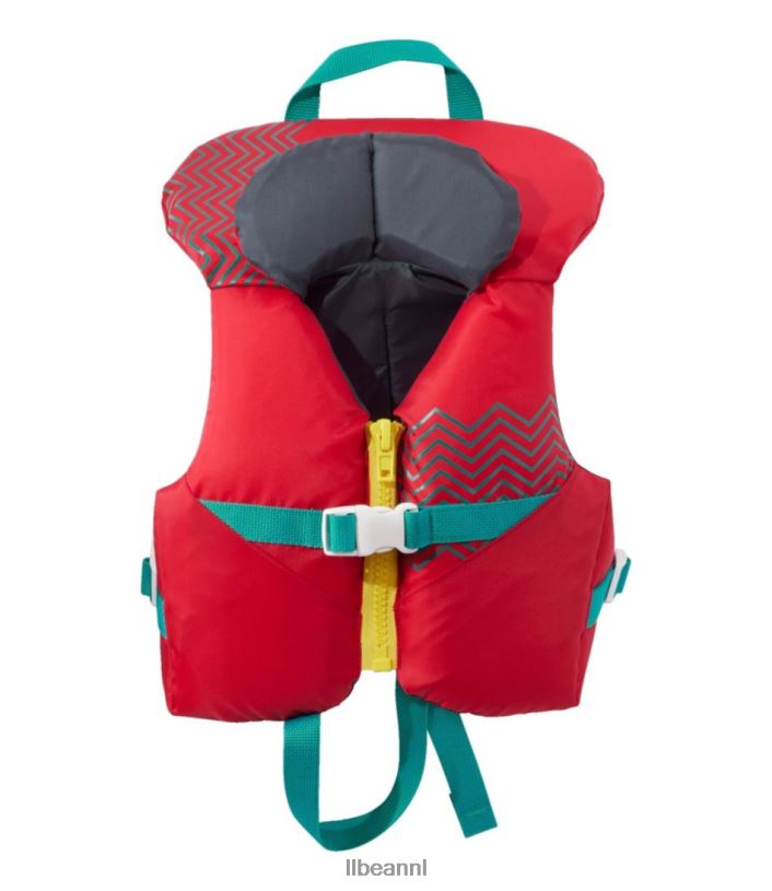 L.L.Bean unisex ontdekking kind pfd rood watersport VT0644057