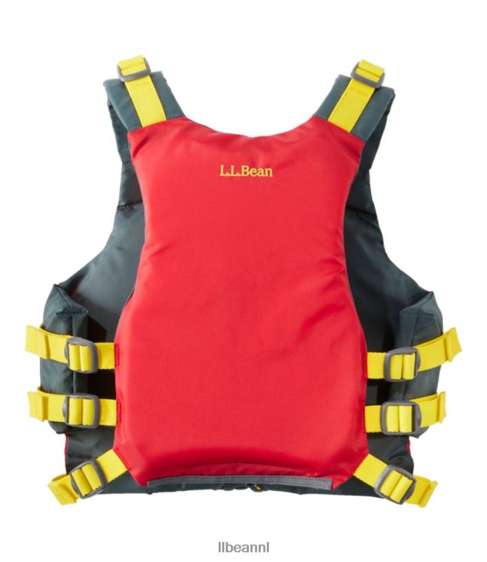 L.L.Bean unisex ontdekking van jongeren pfd rood watersport VT0644075