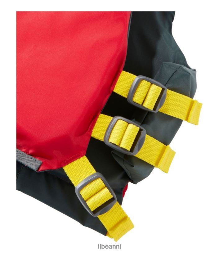 L.L.Bean unisex ontdekking van jongeren pfd rood watersport VT0644075