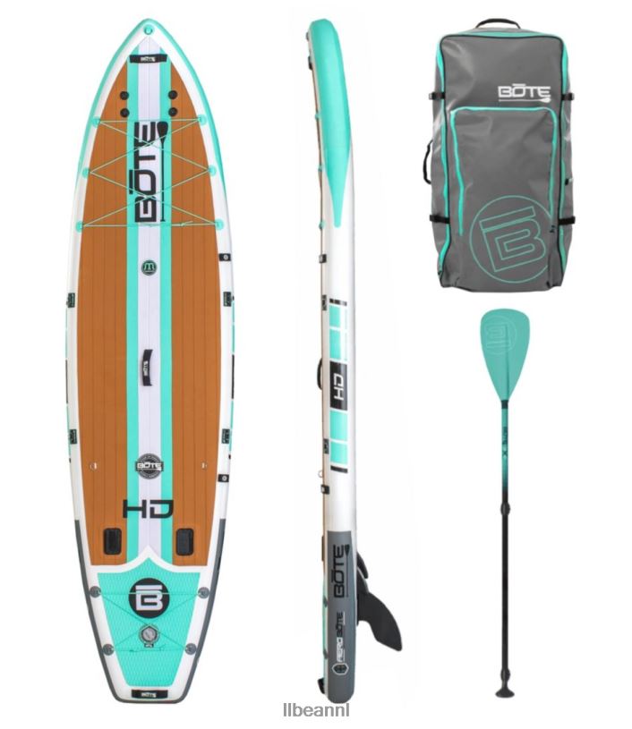L.L.Bean unisex bote hd aero opblaasbaar sup-pakket volledige trax watersport VT0642206