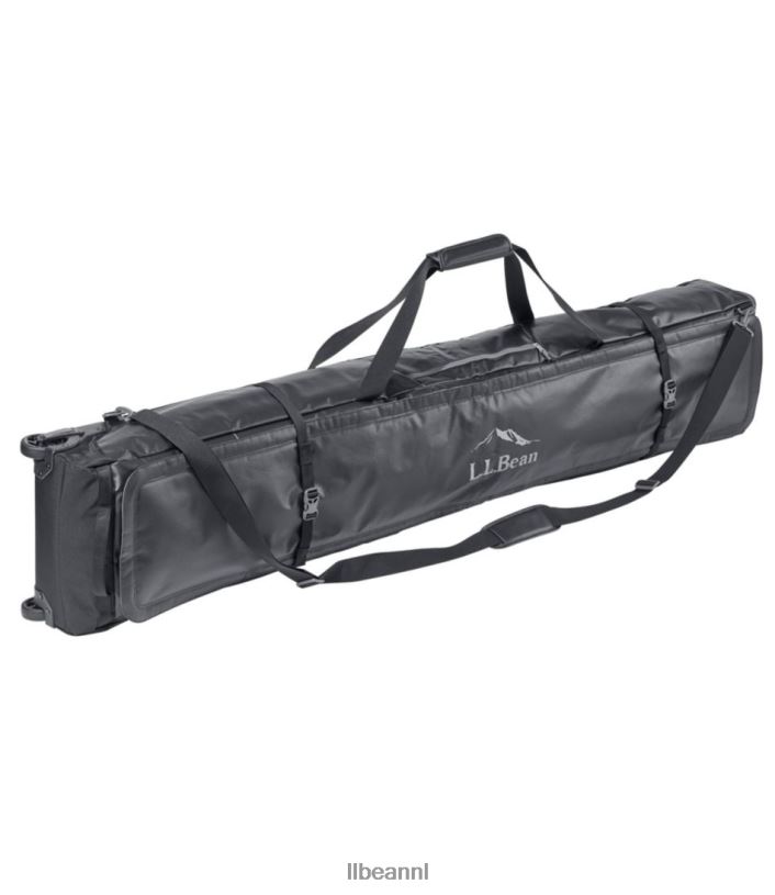 L.L.Bean unisex Adventure Pro rollende skitas dubbel zwart wintersport VT0641933