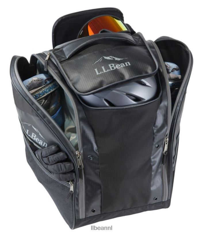 L.L.Bean unisex Adventure Pro skischoenrugzak klein zwart wintersport VT0643985