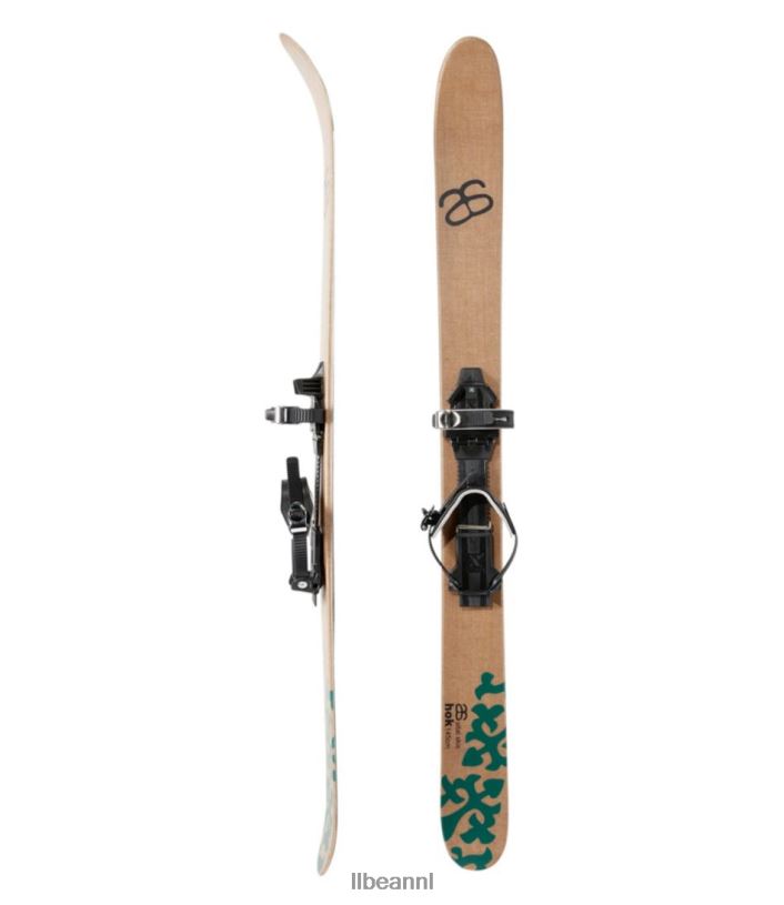 L.L.Bean unisex altai hok ski\'s met universele bindingen hout/grafisch wintersport VT0641774