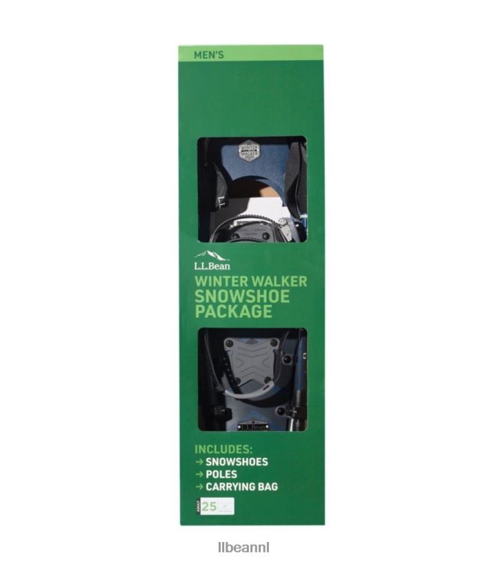 L.L.Bean unisex winterwandelaar sneeuwschoenpakket zwarte bergklassieker wintersport VT0645347