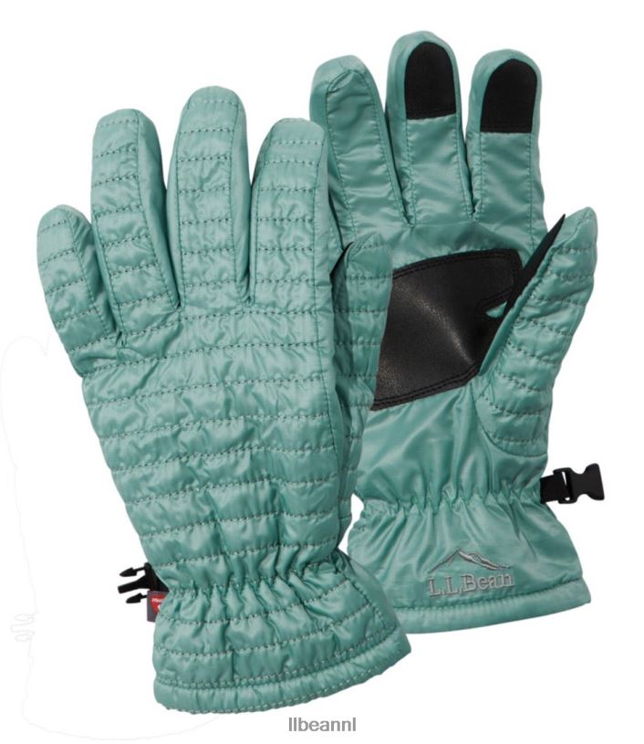 L.L.Bean vrouwen primaloft packaway-handschoenen zachte jeneverbes accessoires VT0643058