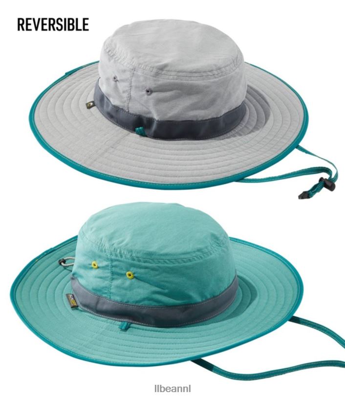 L.L.Bean vrouwen Omkeerbare zonnehoed voor zondagmiddag Clear Creek Boonie lavendel/puimsteen accessoires VT064445