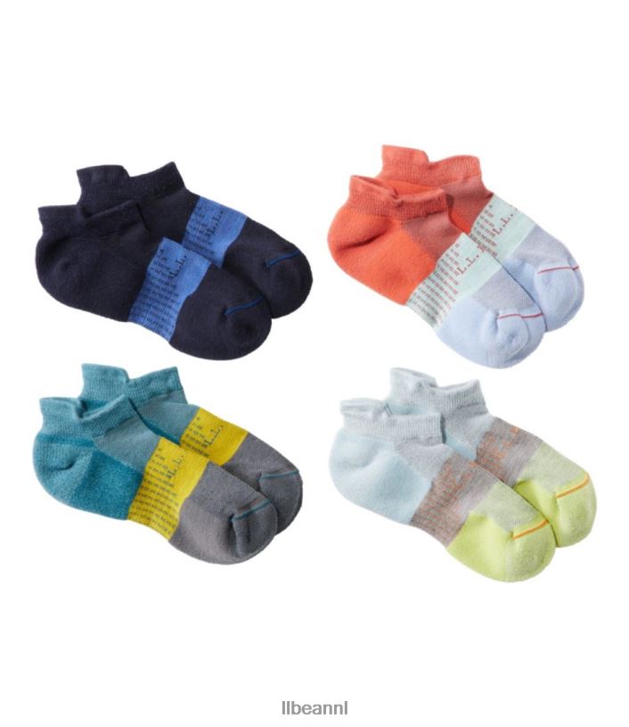 L.L.Bean vrouwen atletische sokken nautische marine multi accessoires VT064496