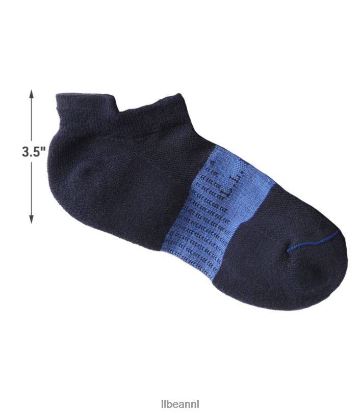 L.L.Bean vrouwen atletische sokken nautische marine multi accessoires VT064496