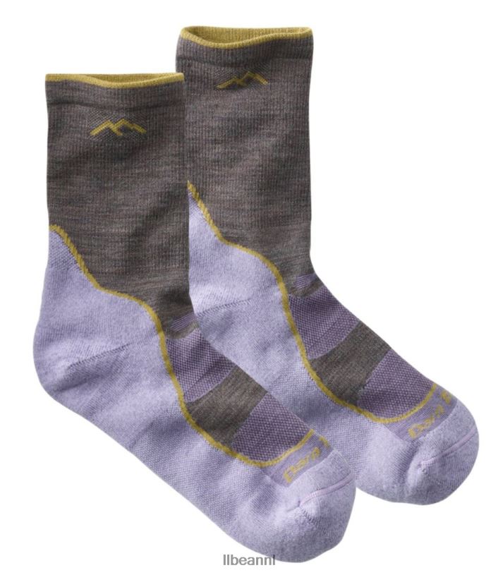 L.L.Bean vrouwen verdomd stoere, lichte wandelsokken met microcrew taupe accessoires VT0644933