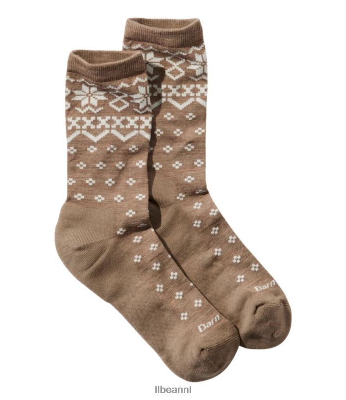 L.L.Bean vrouwen verdomd stoere shetland crew sok ii blaffen accessoires VT064760