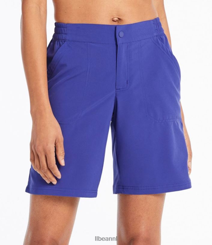 L.L.Bean vrouwen stretch upf shorts kobalt kleding VT0643115