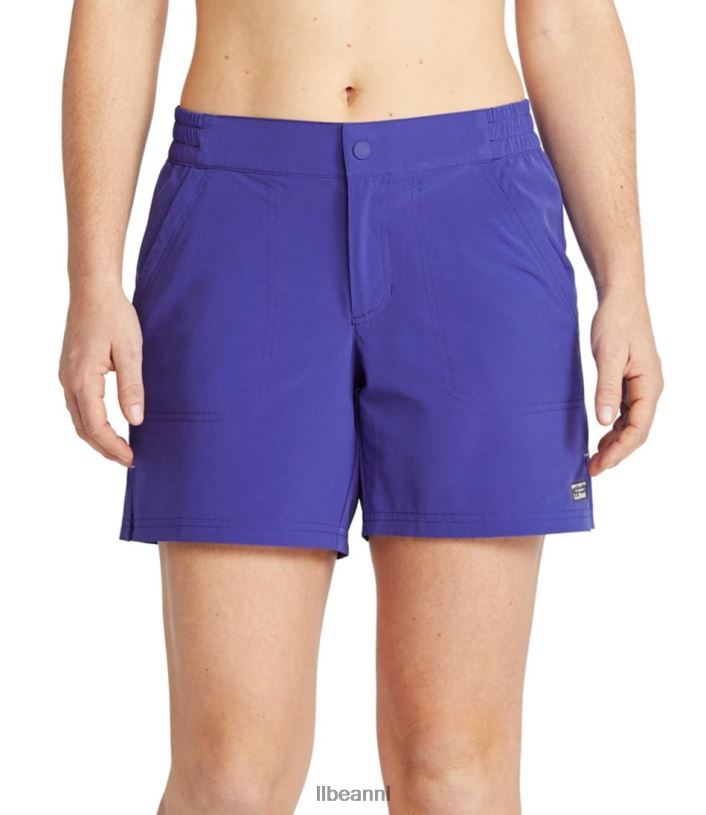 L.L.Bean vrouwen stretch upf shorts kobalt kleding VT0643166