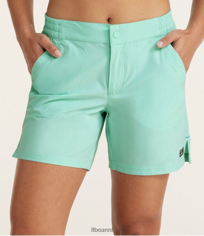 L.L.Bean vrouwen stretch upf shorts strand glas kleding VT064277