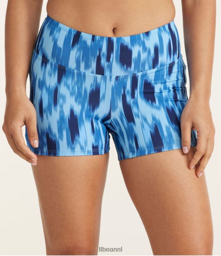 L.L.Bean vrouwen nieuwe stromingen badkleding donkerste marineblauwe vlekcamouflage kleding VT0643367