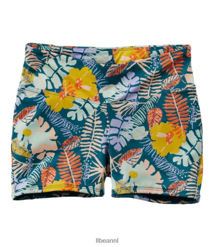 L.L.Bean vrouwen nieuwe stromingen badkleding donkerste marineblauwe vlekcamouflage kleding VT0643367