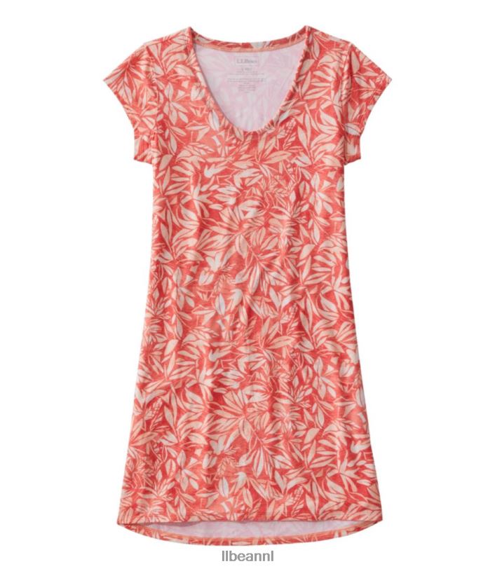 L.L.Bean vrouwen sunsmart upf 50+ cover-upjurk kobalt golf kleding VT064391
