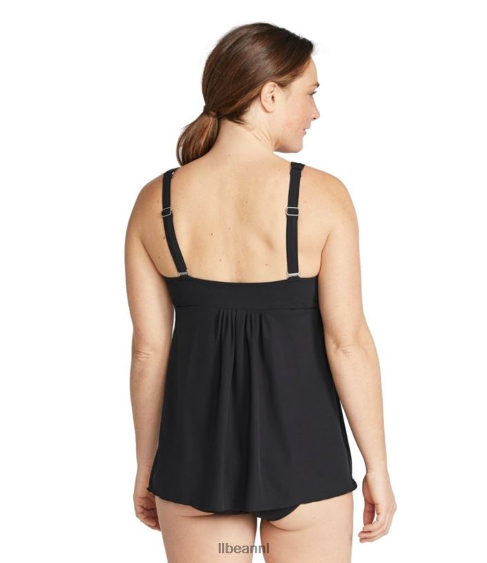 L.L.Bean vrouwen het vormgeven van badkleding zwart kleding VT064460