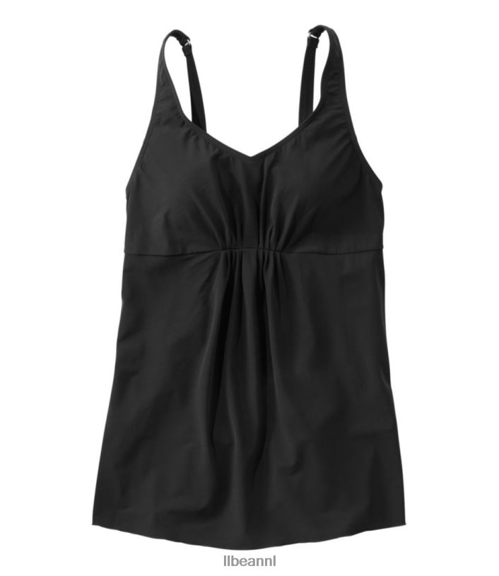 L.L.Bean vrouwen het vormgeven van badkleding zwart kleding VT064460