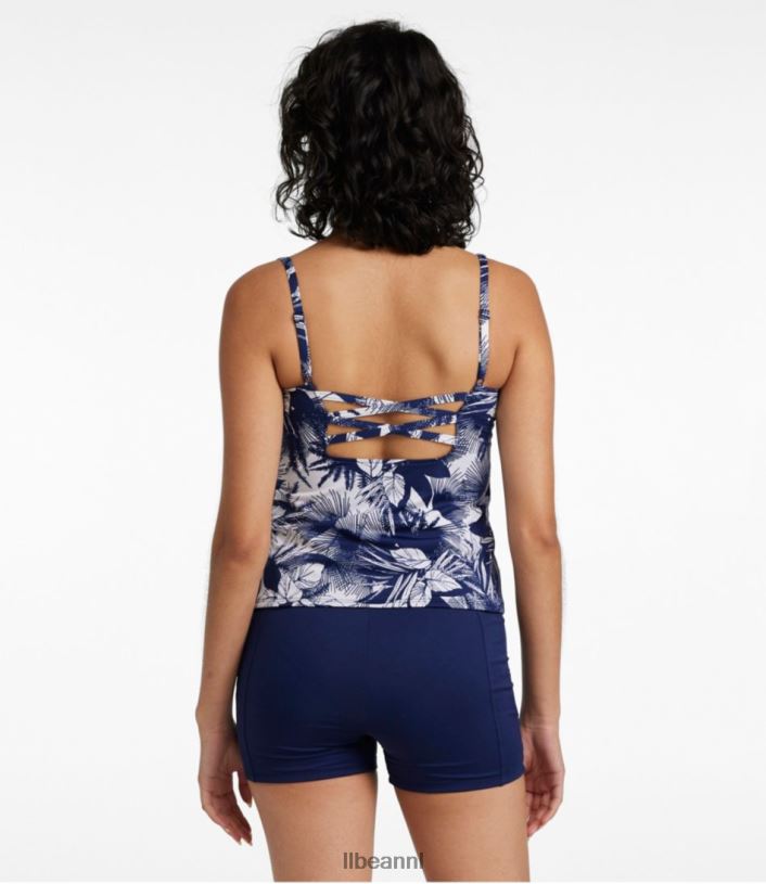 L.L.Bean vrouwen nieuwe stromingen badkleding iris mauve vlekcamouflage kleding VT0645860