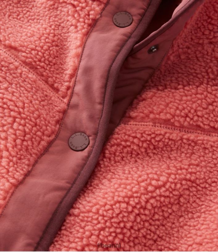 L.L.Bean vrouwen Sherpafleece jack antiek goud bovenkleding VT0646658