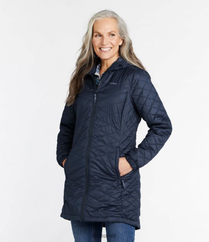 L.L.Bean vrouwen Primaloft-jas met fleecevoering bordeaux bovenkleding VT064841