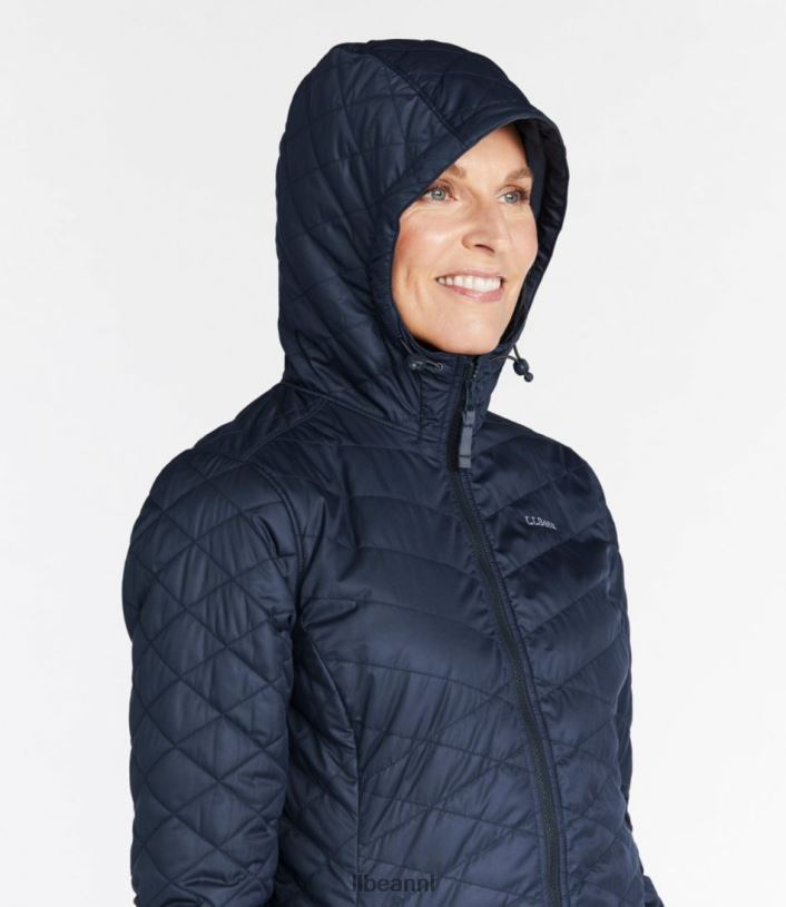 L.L.Bean vrouwen Primaloft-jas met fleecevoering bordeaux bovenkleding VT064841
