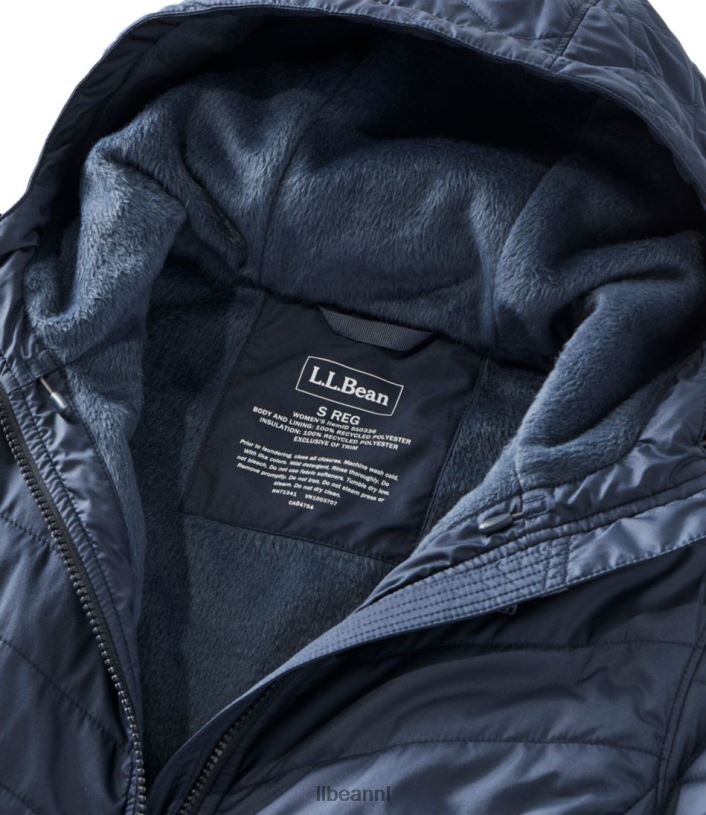 L.L.Bean vrouwen Primaloft-jas met fleecevoering bordeaux bovenkleding VT064841